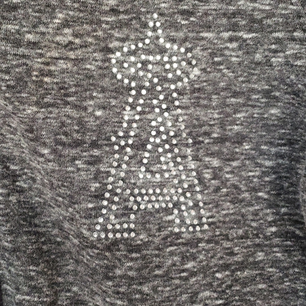 Bling Anaheim Angels Zip-up Hoodie sz M